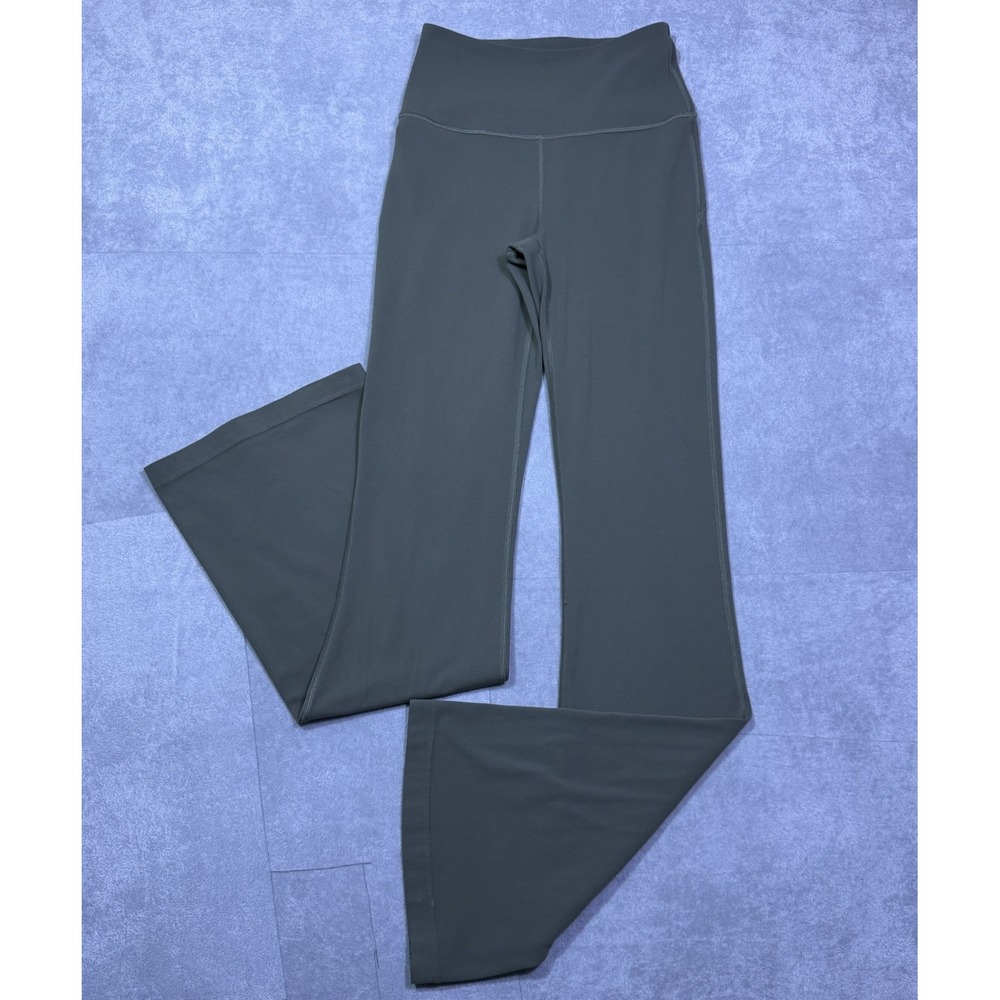 Lululemon Pants Womens 4 Groove Super Highrise Flared Nulu Olive Yoga Stretch